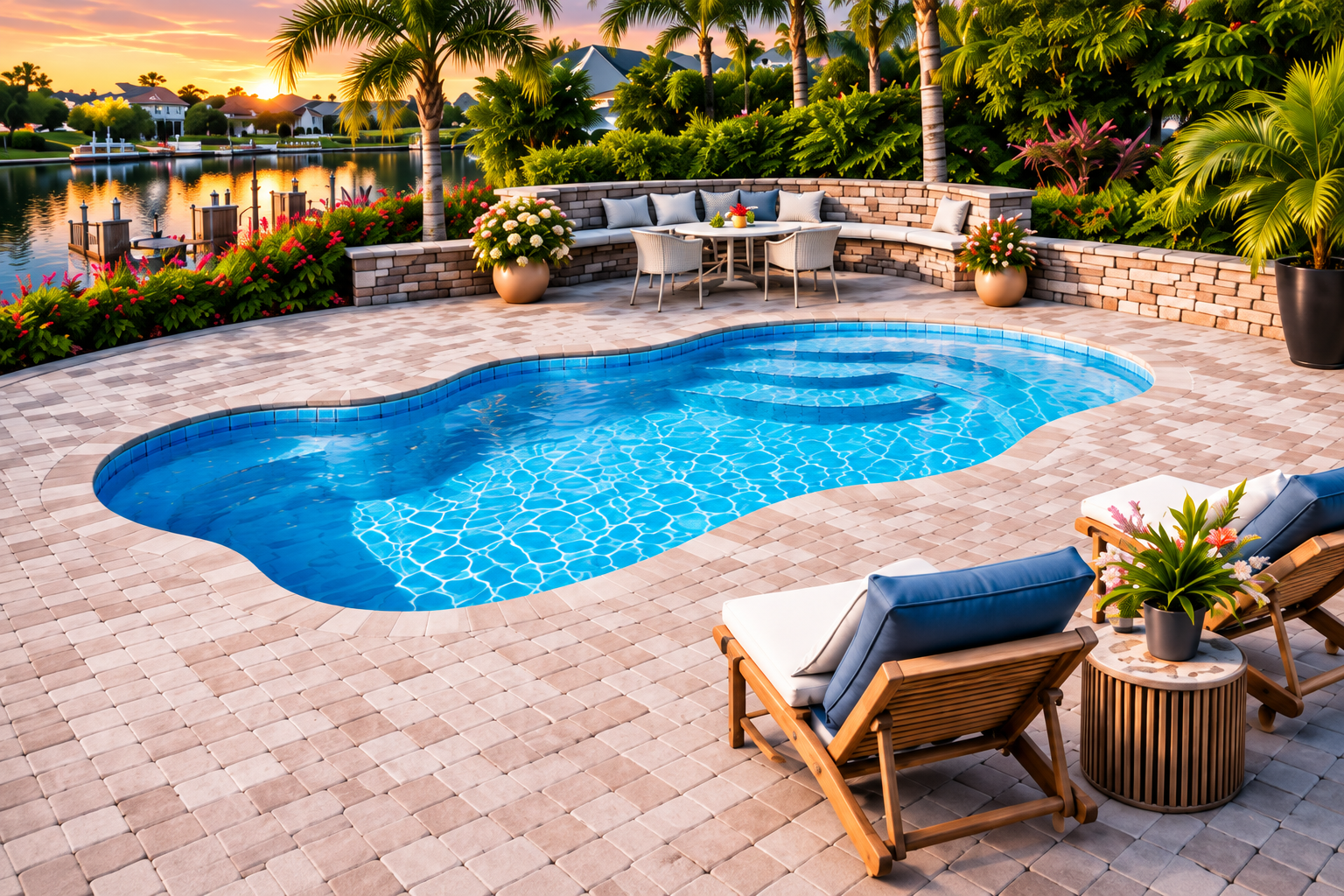 Aruba backyard concept from the supplied mockup — view photo gallery