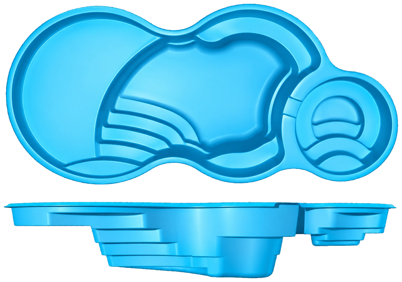 Axiom 14 Deluxe pool shell diagram