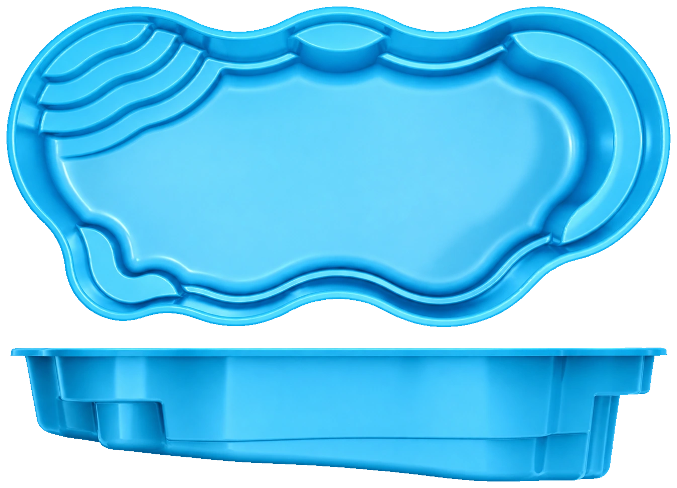 Bermuda 14 pool shell diagram