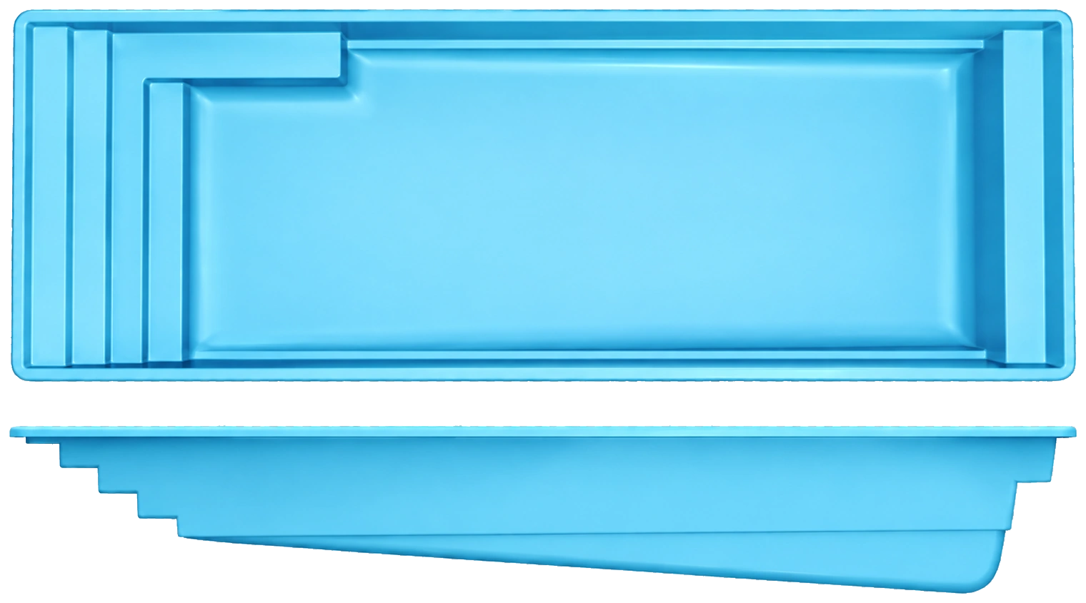 Claremont pool shell diagram