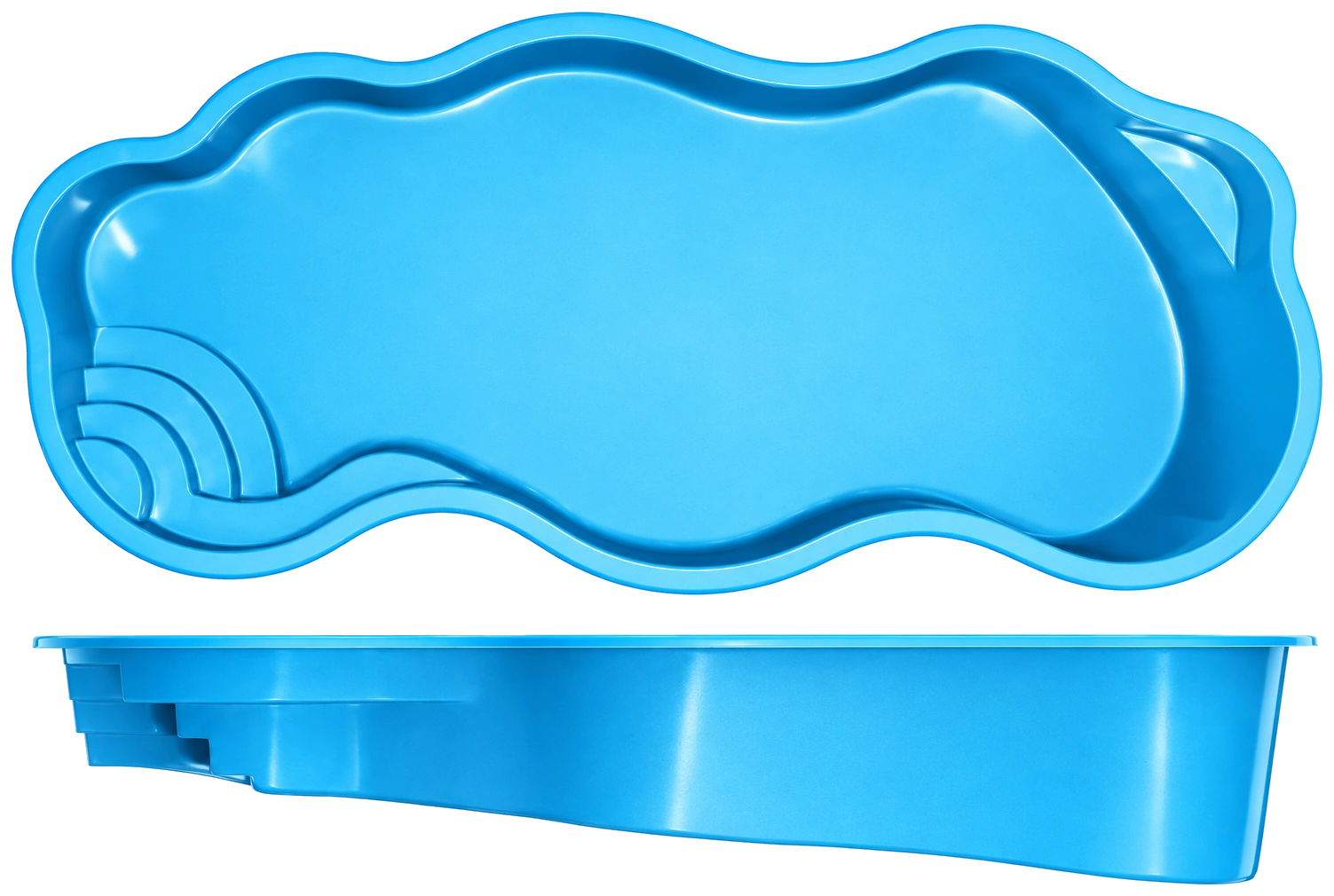 Coronado pool shell diagram