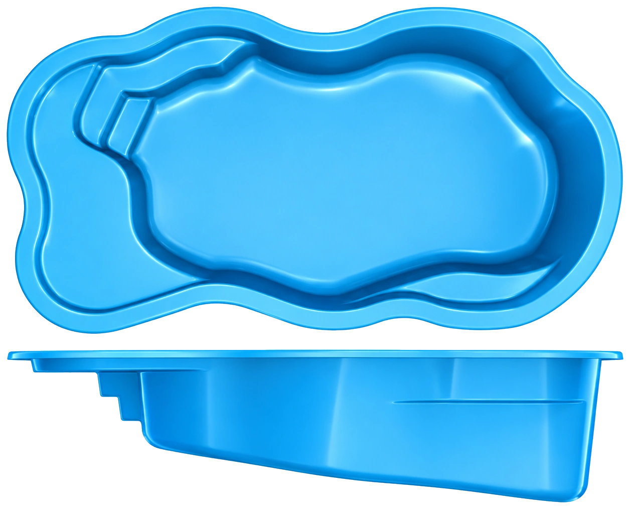 Pleasant Cove pool shell diagram