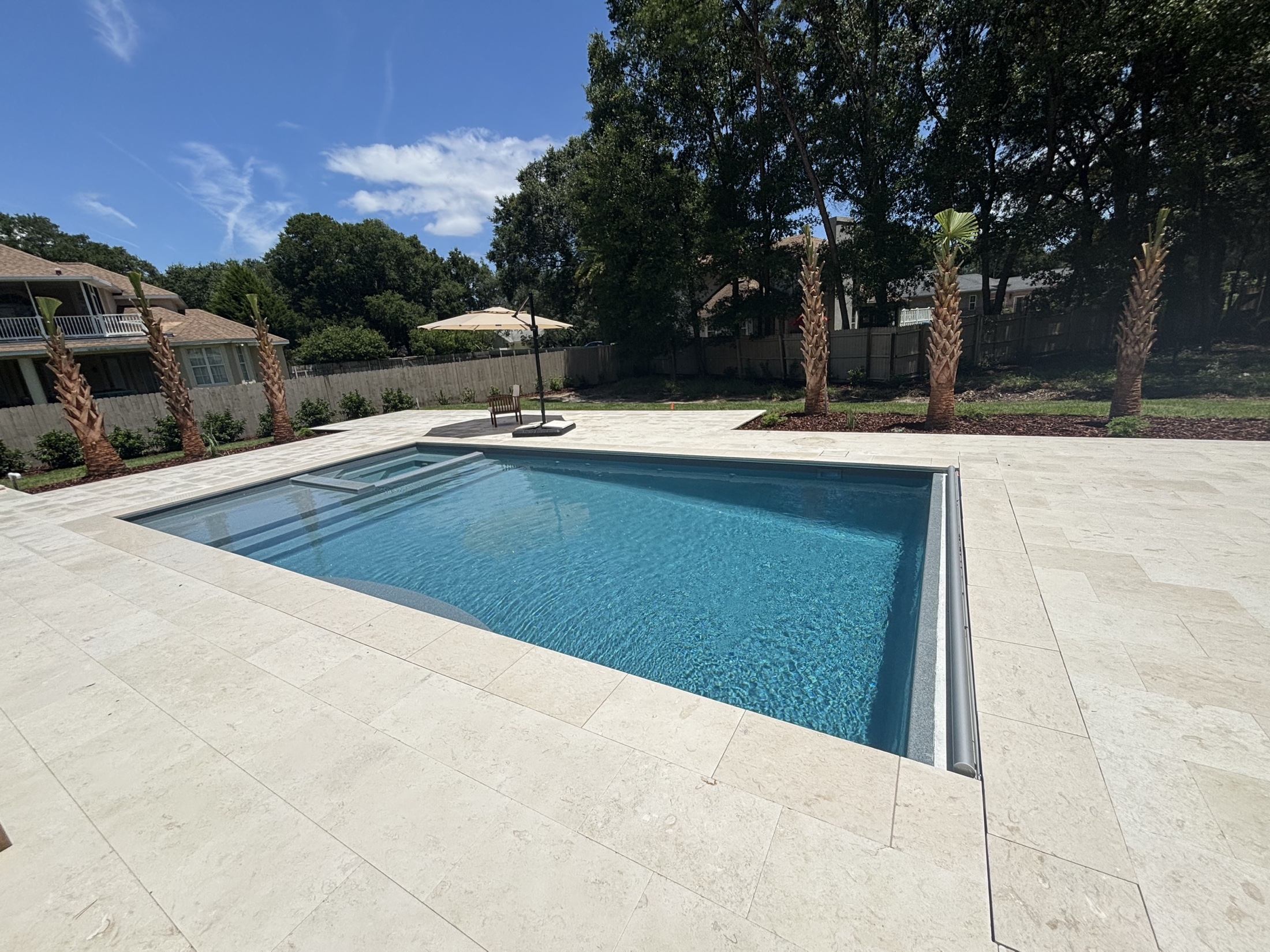 Atlantic Deep fiberglass pool — view photo gallery