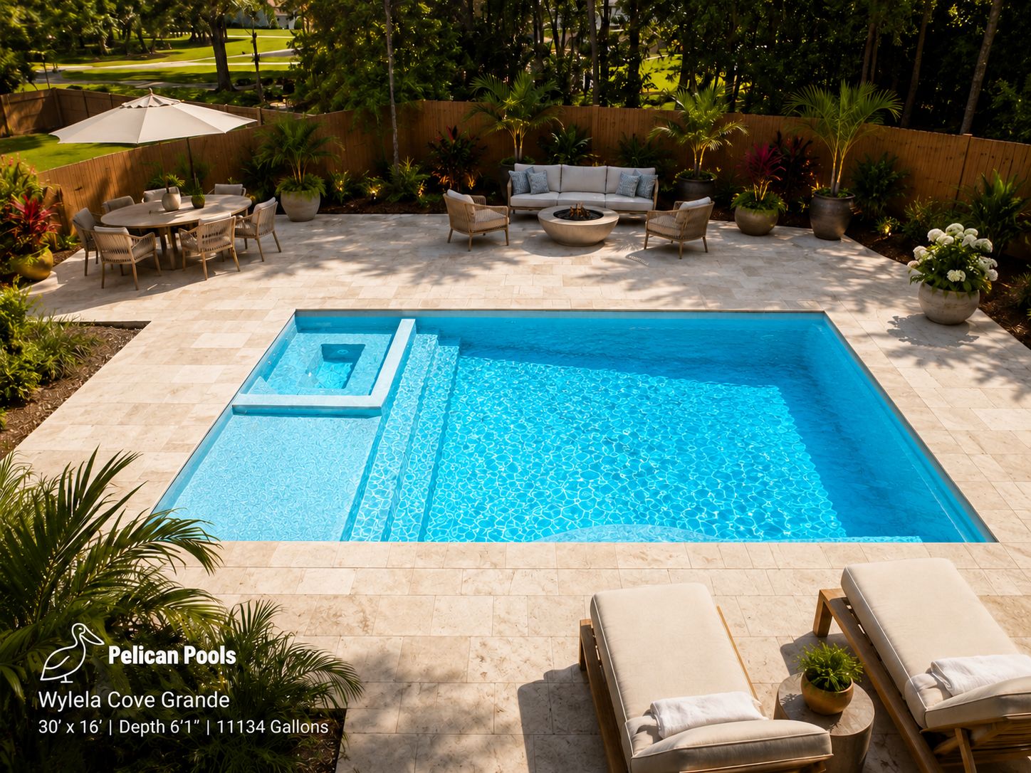 Wylela Cove Grande shown in Sully Blue