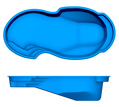 Atlantic Deep 2D pool drawing