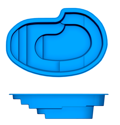 Charlotte Spa 2D pool drawing