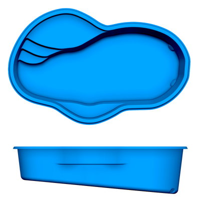 Crystal Cove 2D pool drawing