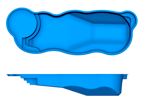 Daytona Beach 2D pool drawing