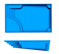 Lake Michigan 2D pool drawing