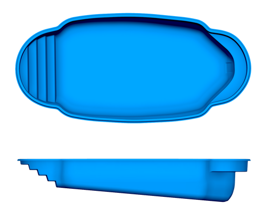 Pompano Beach 2D pool drawing