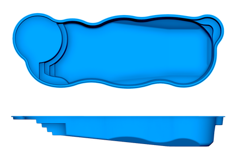 South Beach 2D pool drawing