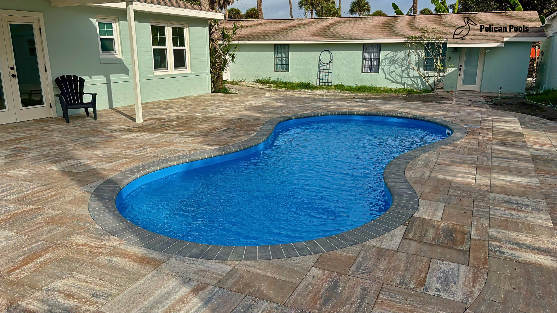 Cocoa Beach fiberglass pool — view photo gallery