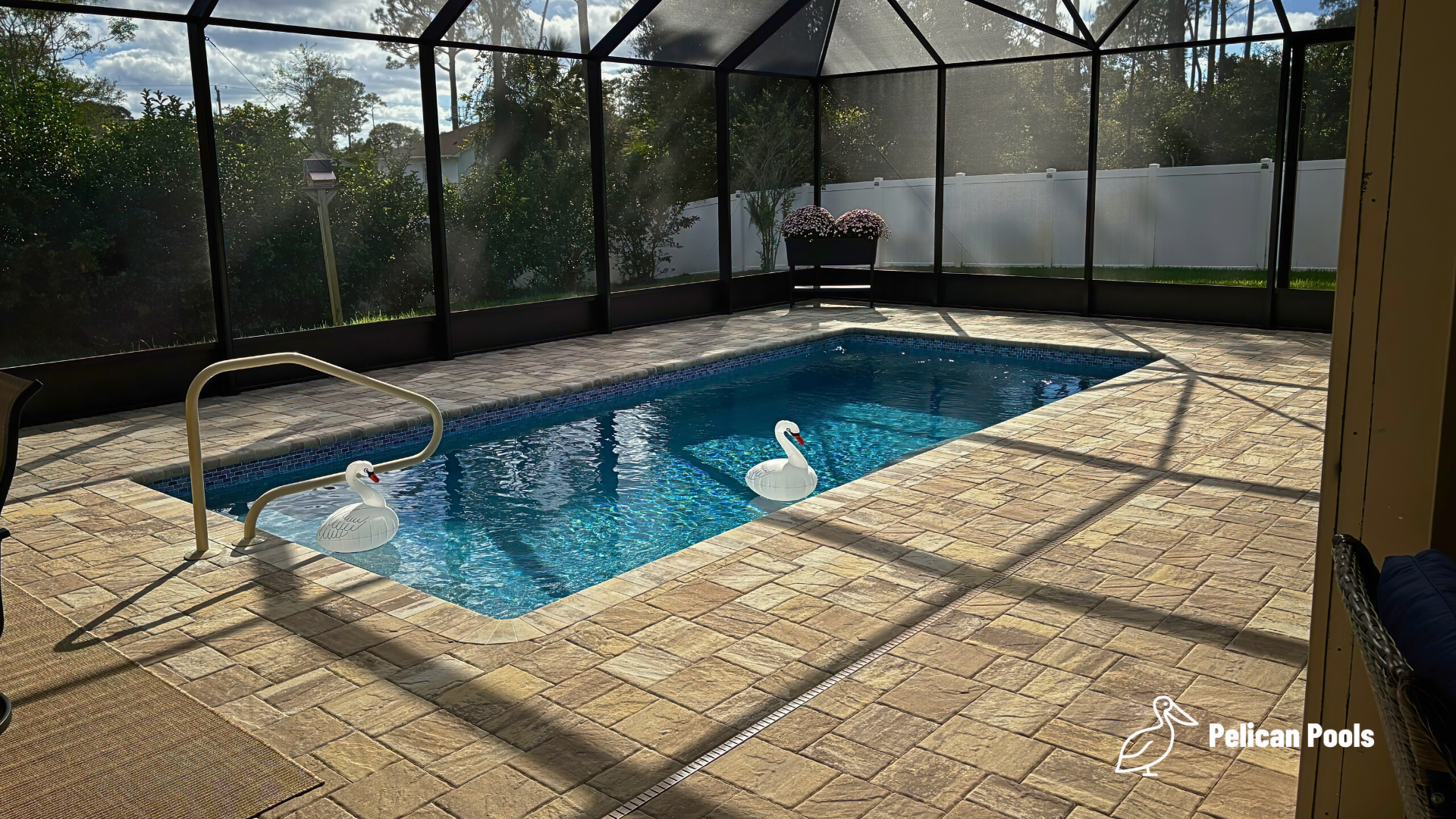 Hosting friends around the spacious Wylela swimming area